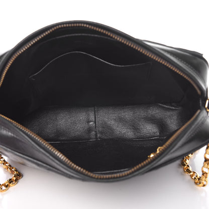 Chanel Lambskin Quilted Flap Camera Case Black 5 of 14