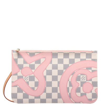 Louis Vuitton Damier Azur Tahitienne Neverfull MM GM Pochette 1 of 13