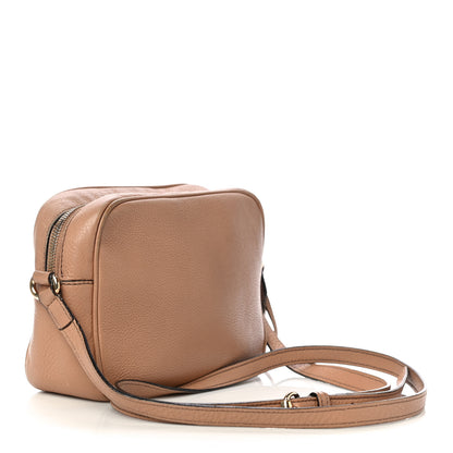 Gucci Pebbled Calfskin Small Soho Disco Bag Camelia 3 of 16