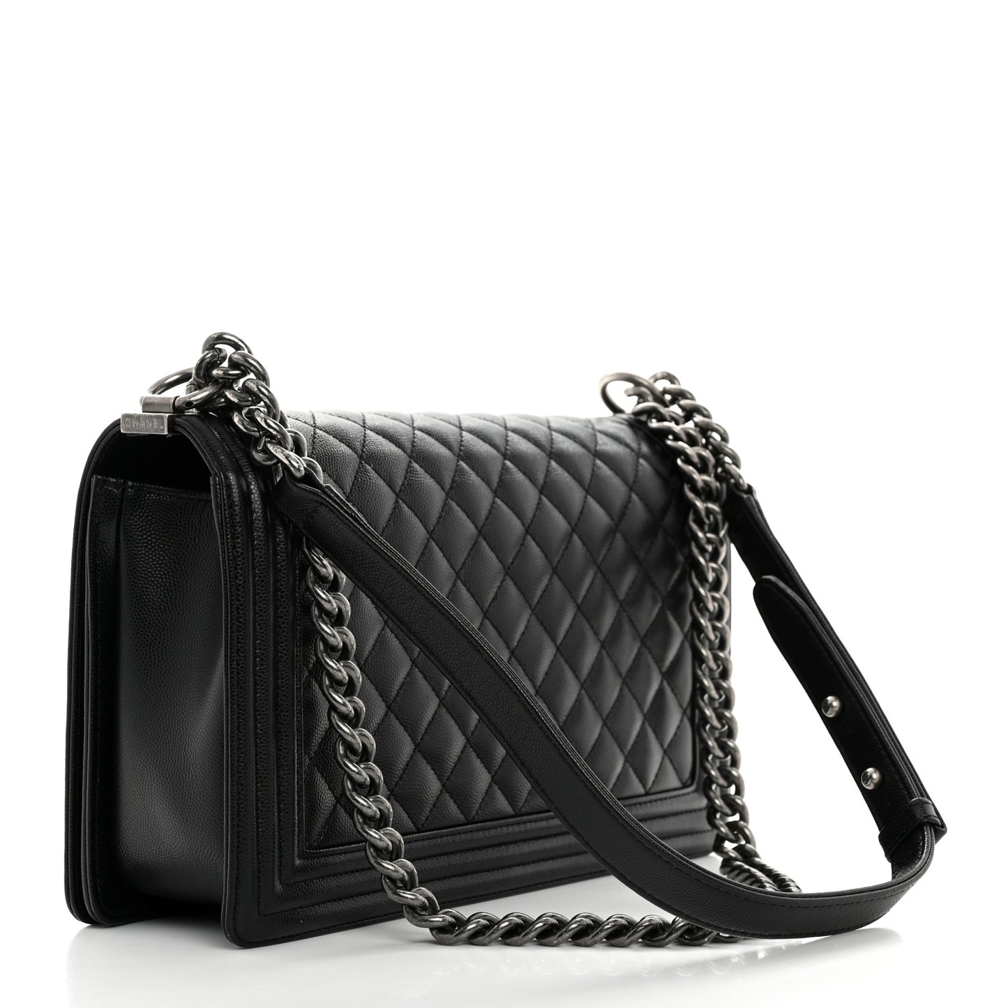 Caviar Quilted New Medium Boy Flap Black