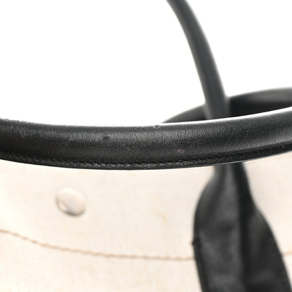 Saint Laurent Linen Calfskin Rive Gauche Tote Optic White 21 of 22