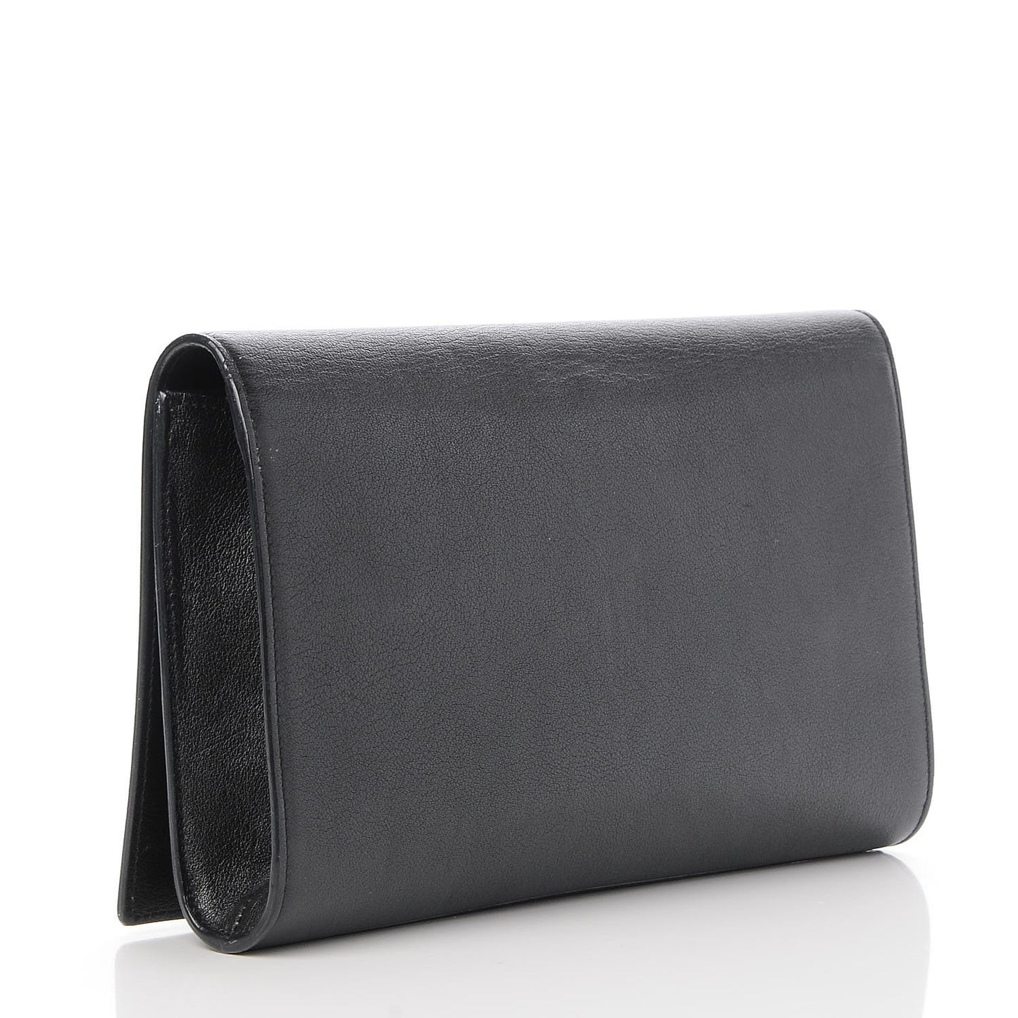 Calfskin Monogram Large Belle De Jour Clutch Black