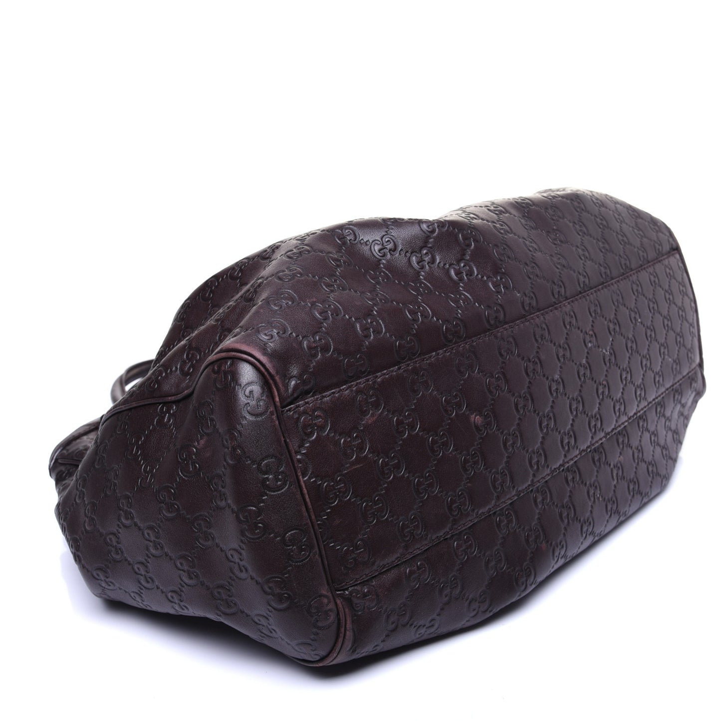 Guccissima Signature Large Sukey Tote Chocolate