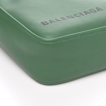 Balenciaga Shiny Day Calfskin Triangle Crossbody XS Vert Irlandais 8 of 9