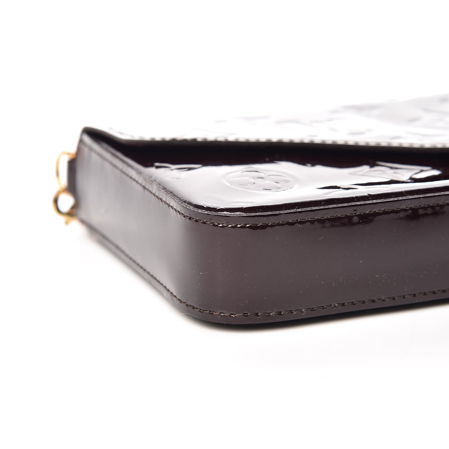 Vernis Pochette Felicie Chain Wallet Amarante