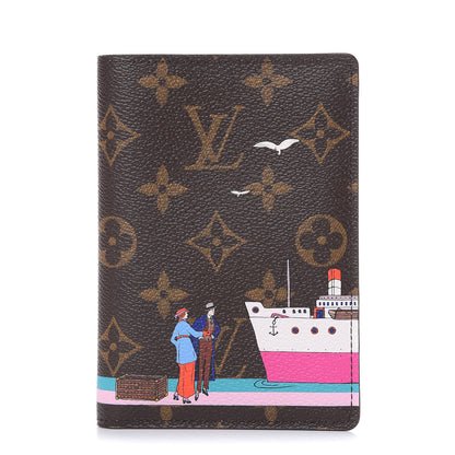 Louis Vuitton Monogram 2016 Christmas Animation Passport Cover Rose Ballerine 1 of 8