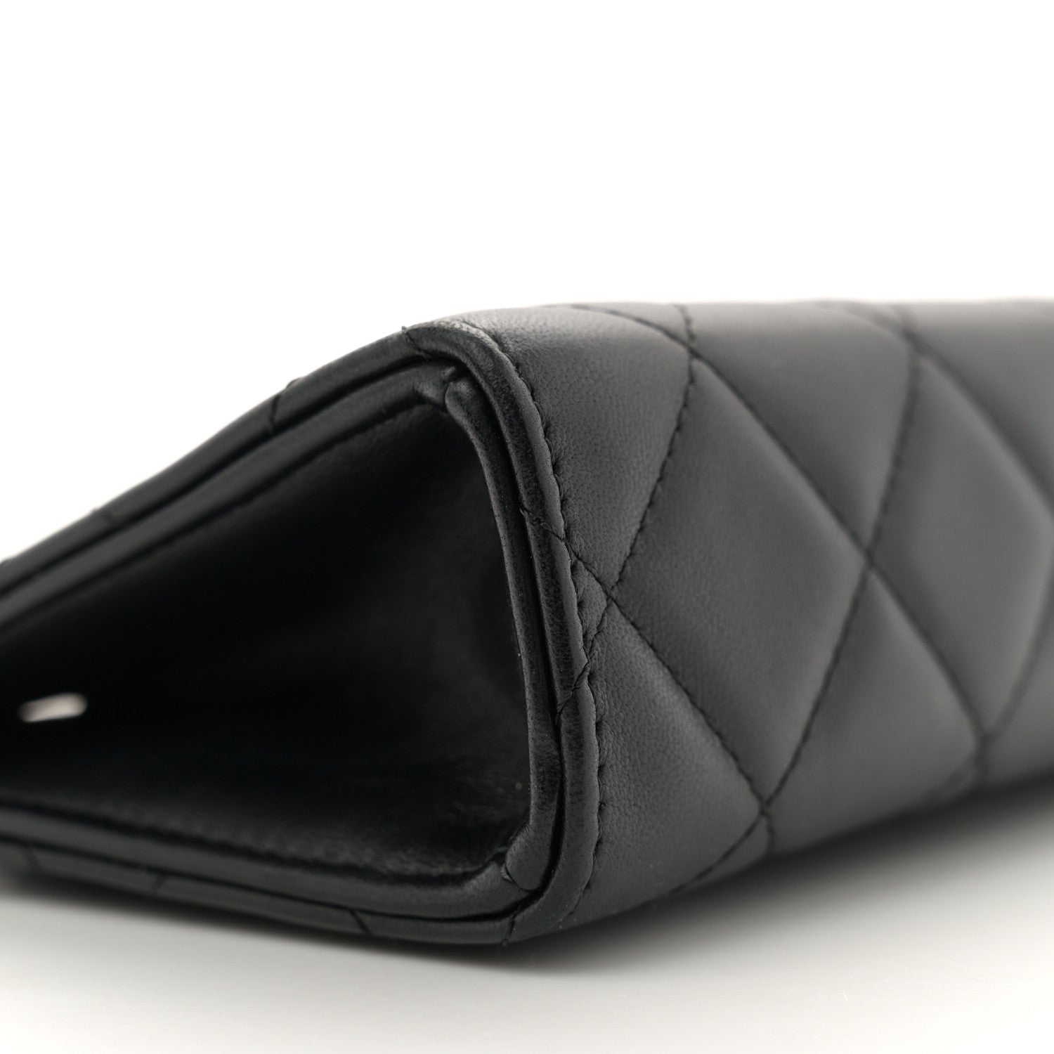 Chanel Lambskin Quilted Evening By The Sea Clutch Black 9 of 10