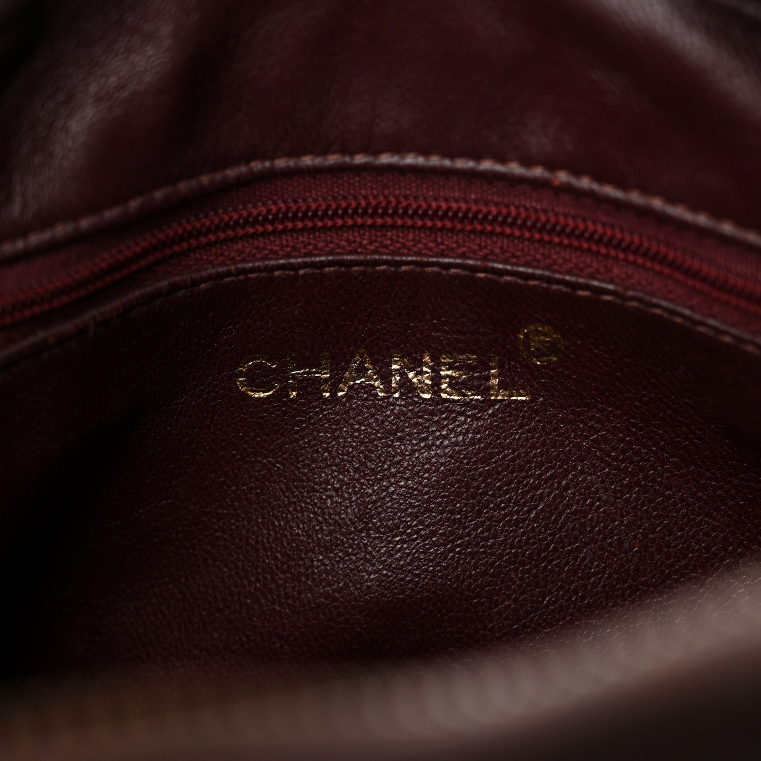 Chanel Lambskin Quilted Tassel CC Camera Case Burgundy 8 of 18