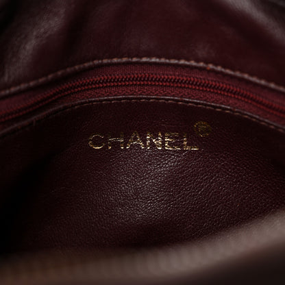 Chanel Lambskin Quilted Tassel CC Camera Case Burgundy 8 of 18