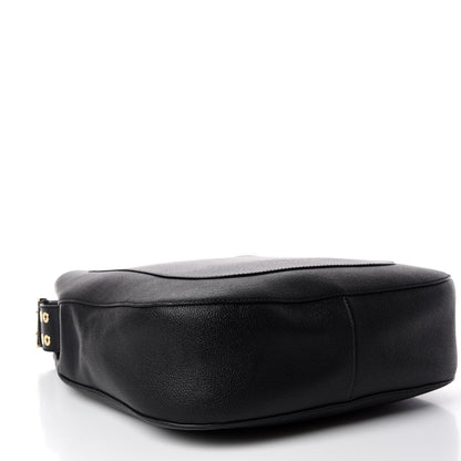 Burberry Soft Grainy Calfskin Studded Small Elmstone Hobo Black 4 of 9