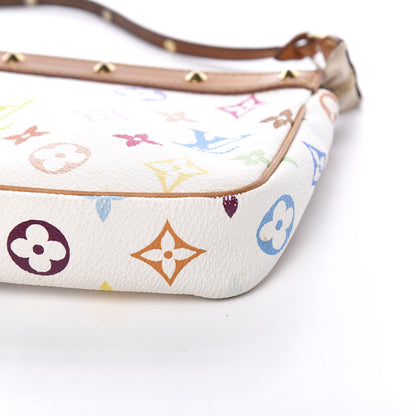 Louis Vuitton Monogram Multicolor Pochette Accessories White 14 of 14