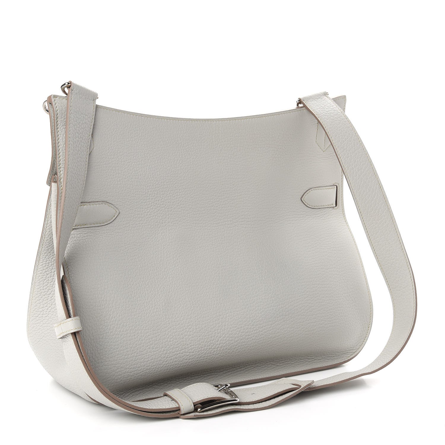 Hermes Taurillon Clemence Jypsiere 37 Gris Perle 3 of 11