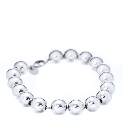 Tiffany Sterling Silver 10mm HardWear Ball Bracelet 1 of 5