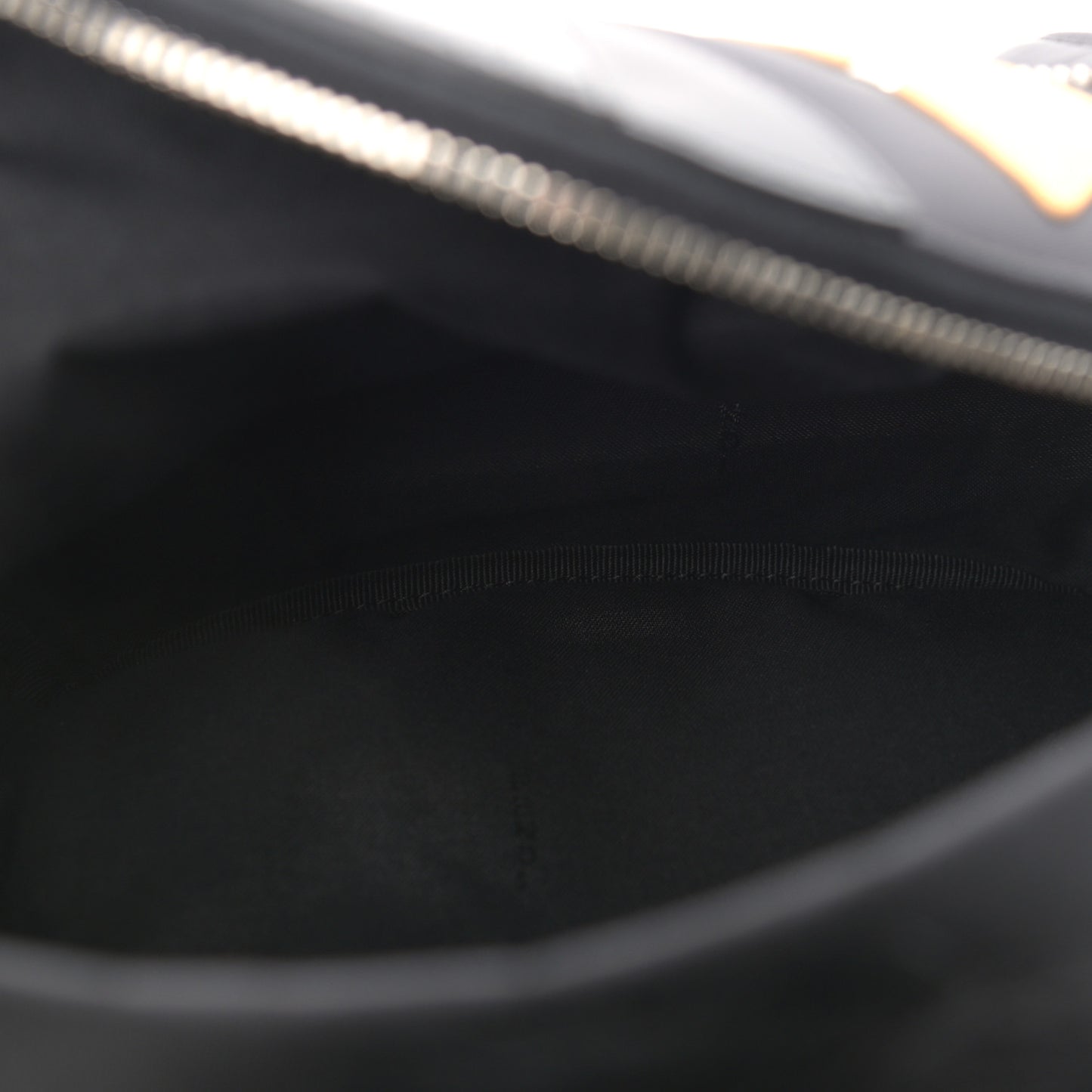 Nylon Vitello Dolce Goat Fox Fur Crocodile Monster Eyes Mini Backpack Black Sunflower