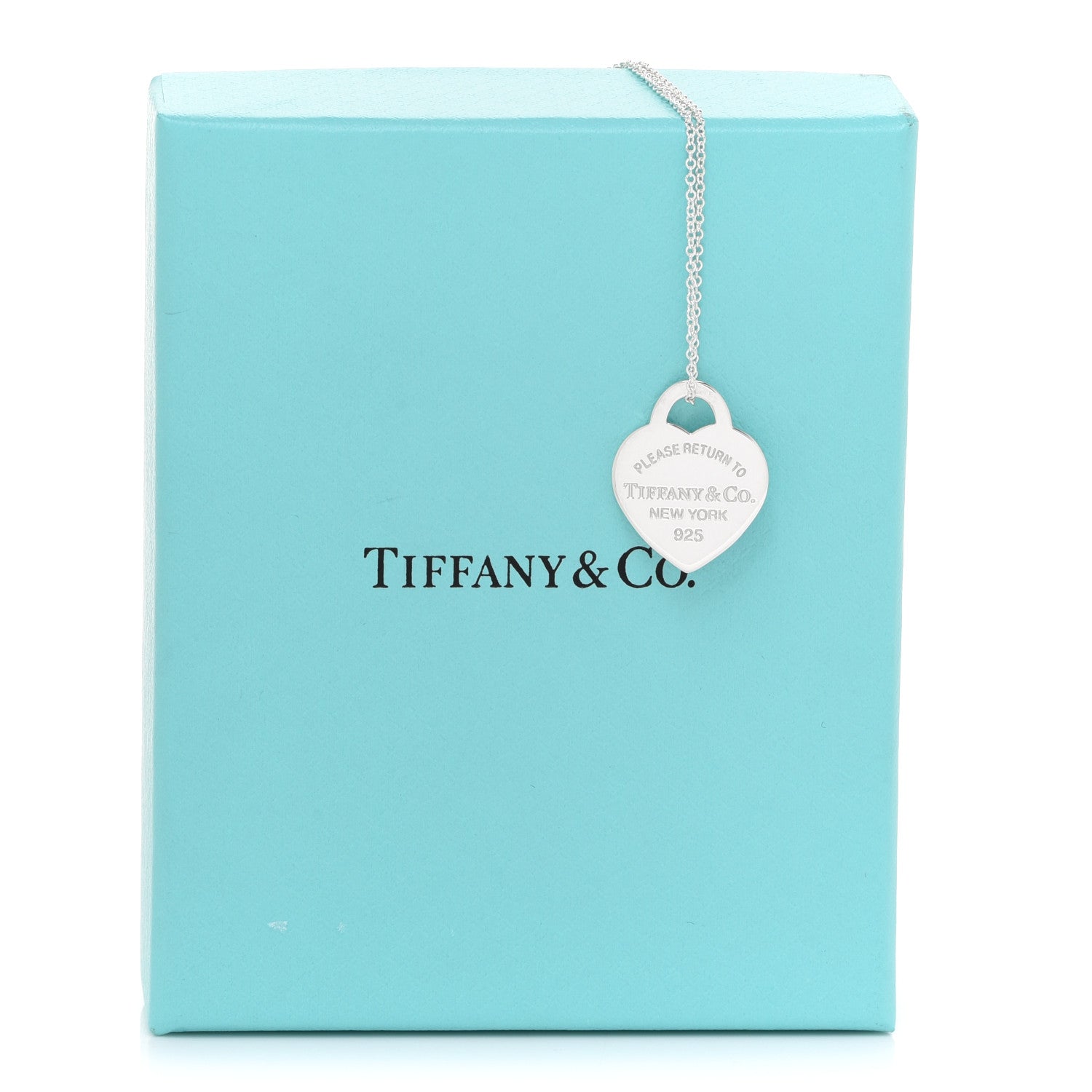 Tiffany Sterling Silver Small Return to Tiffany Heart Pendant Necklace 7 of 7
