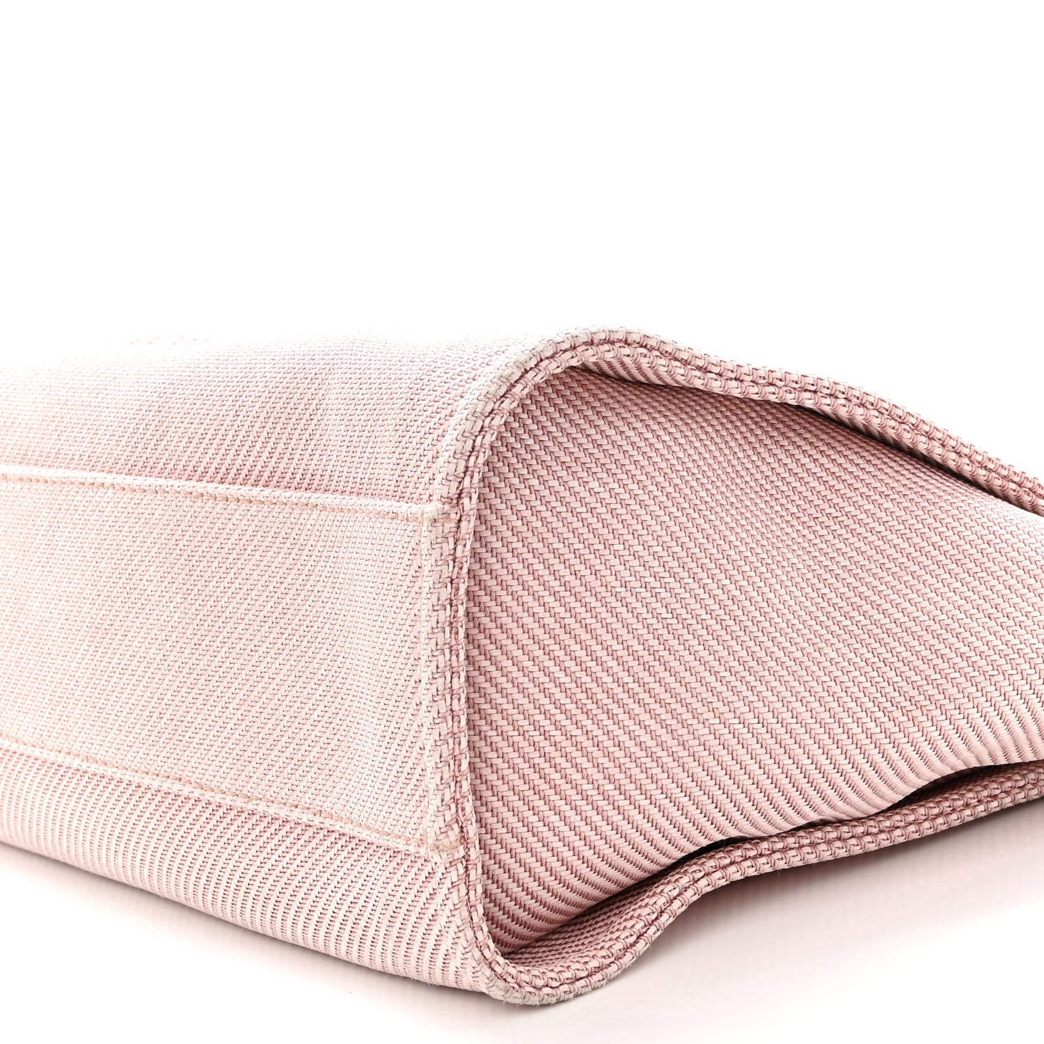 Chanel Mixed Fibers Calfskin Small Deauville Tote Rose Pink 10 of 11