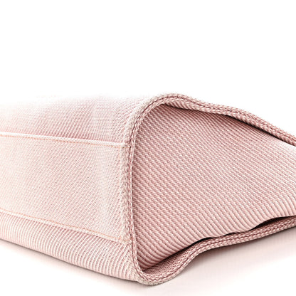 Chanel Mixed Fibers Calfskin Small Deauville Tote Rose Pink 10 of 11
