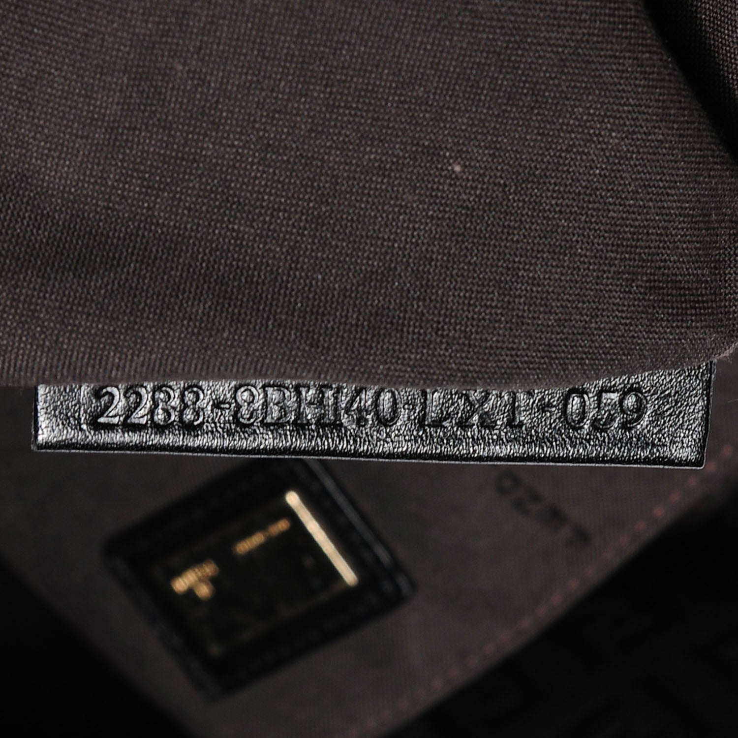 Fendi Zucchino Cuoio Chef Shopping Tote Black 6 of 9