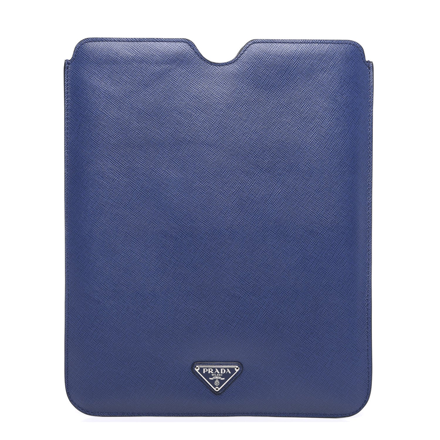 Prada Saffiano iPad Sleeve Case Cobalto 1 of 5