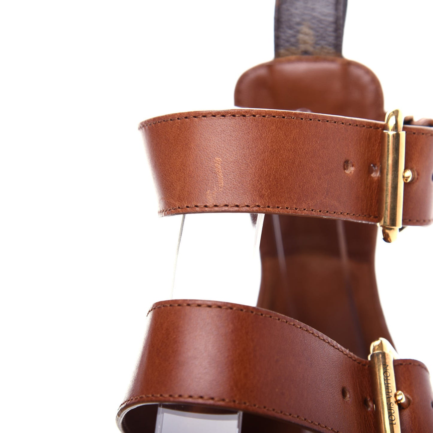 Calfskin Monogram LV Archlight Sandal 41 Gold