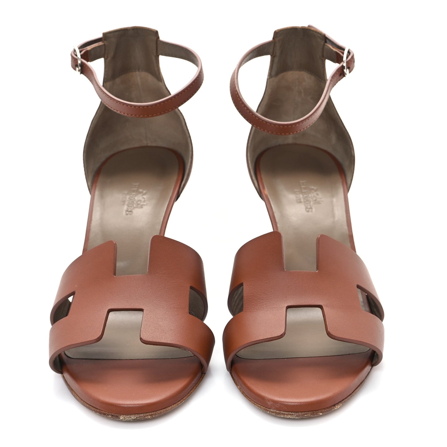 Calfskin Legend Wedge Sandals 39 Gold