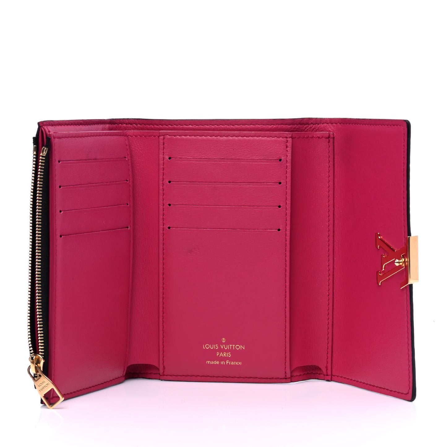 Taurillon Capucines Compact Wallet Black