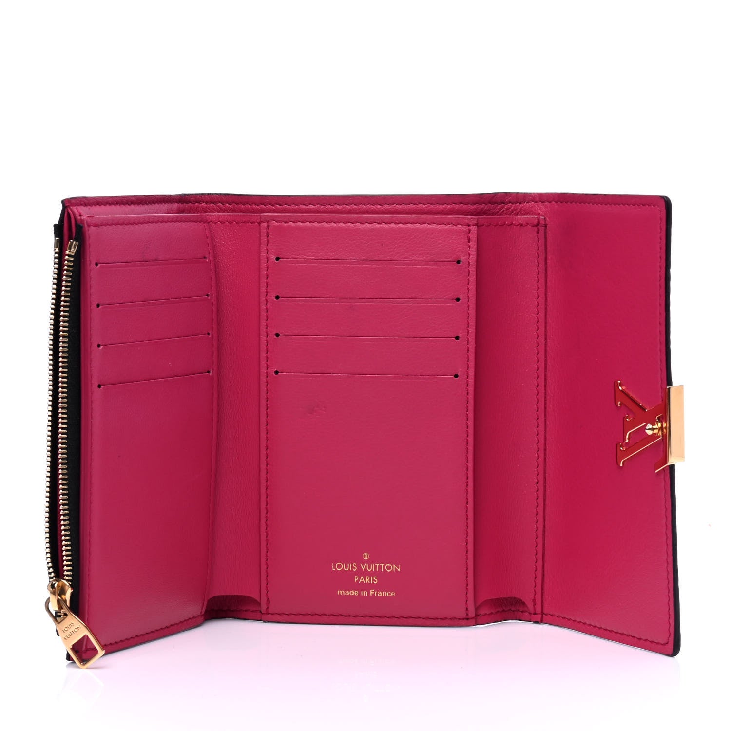 Louis Vuitton Taurillon Capucines Compact Wallet Black 3 of 5