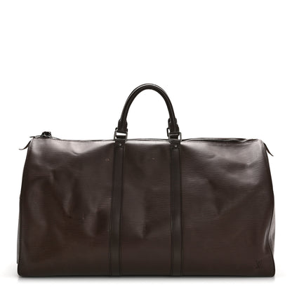 Louis Vuitton Epi Keepall 55 Moka 1 of 16