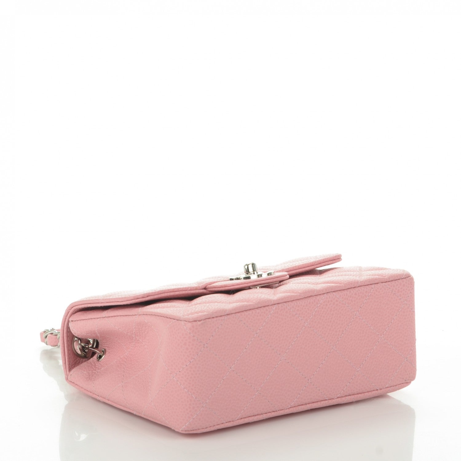 Chanel Caviar Quilted Mini Square Flap Pink 4 of 7