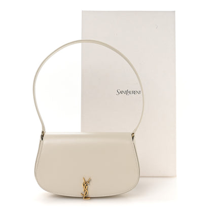 Saint Laurent Box Calfskin Mini Voltaire Shoulder Bag Crema soft 11 of 11