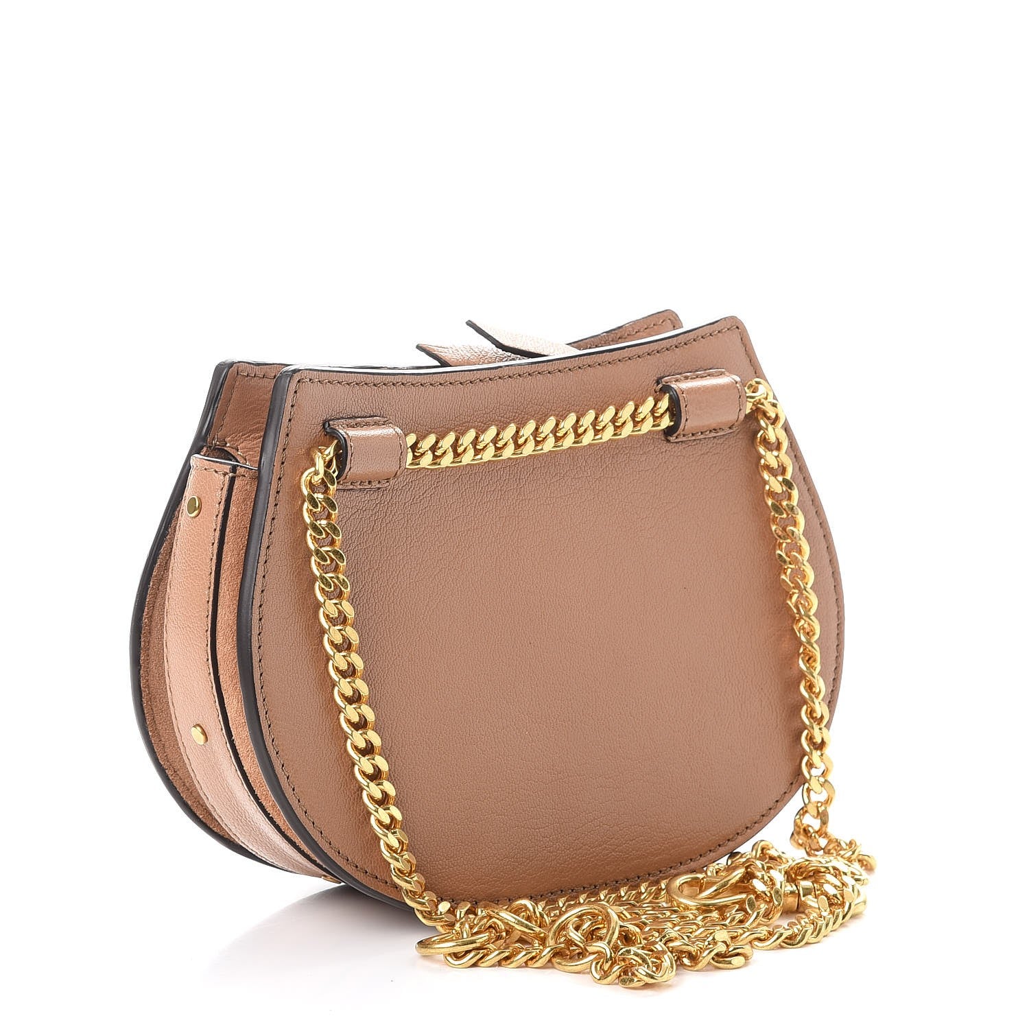 Chloe Calfskin Suede Mini Pixie Signature Belt Bag Nougat 4 of 9