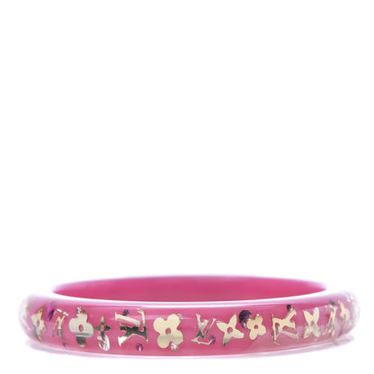 Louis Vuitton Resin Swarovski Medium Inclusion Bracelet PM Framboise 1 of 4
