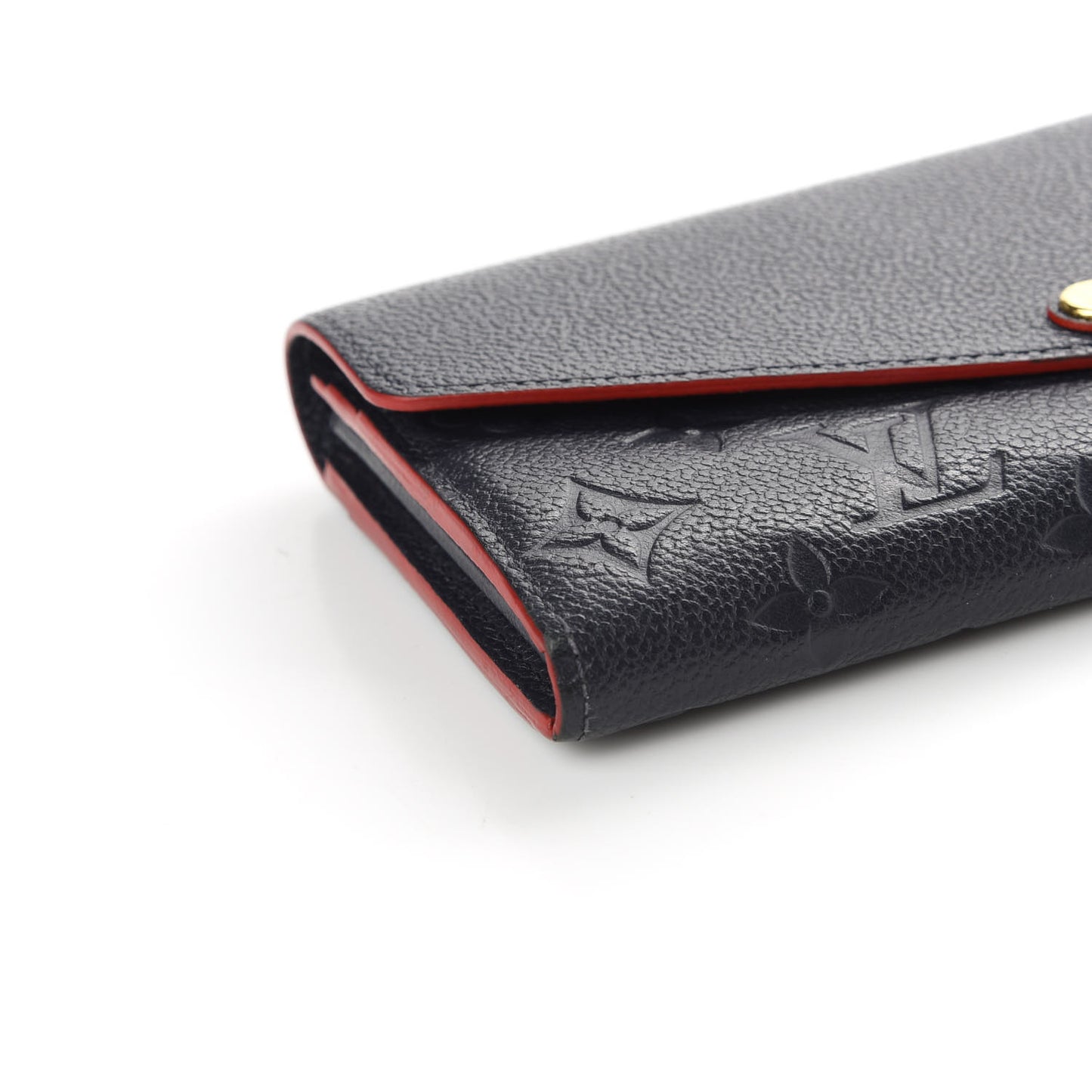 Empreinte Sarah Wallet NM Marine Rouge