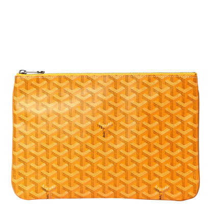 Goyard Goyardine Senat Pochette MM Yellow 1 of 4