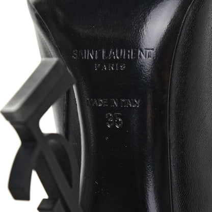 Saint Laurent Calfskin Opyum Ankle Boots 35 Black 7 of 13