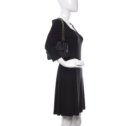 Chanel Lambskin Quilted Small Double Flap Black 2 of 16