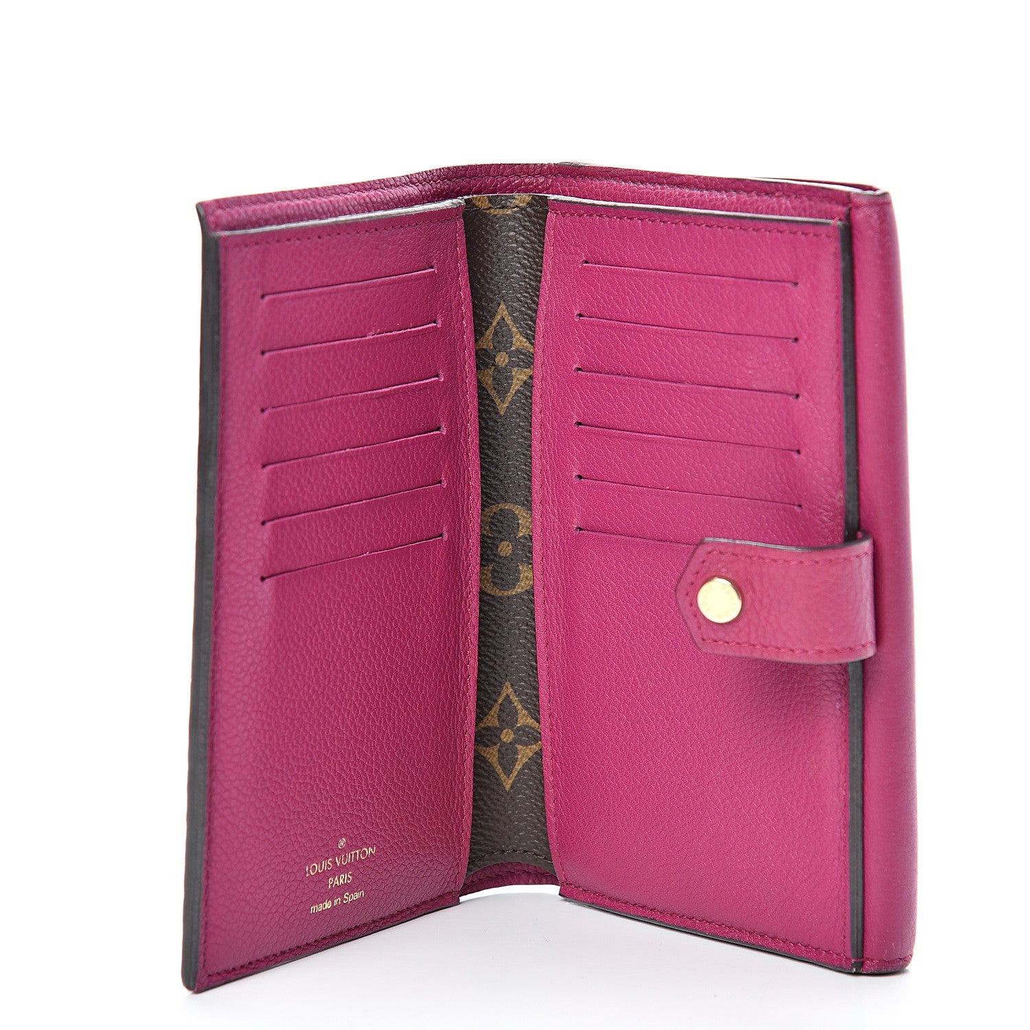 Louis Vuitton Monogram Pallas Compact Wallet Grape 4 of 13