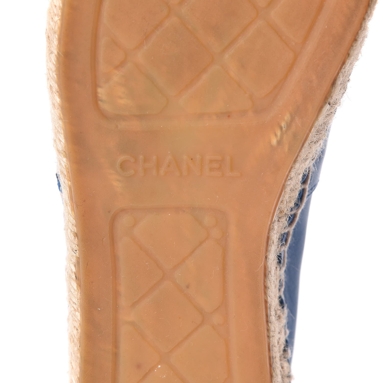 Chanel Lambskin CC Espadrilles 40 Blue 9 of 13