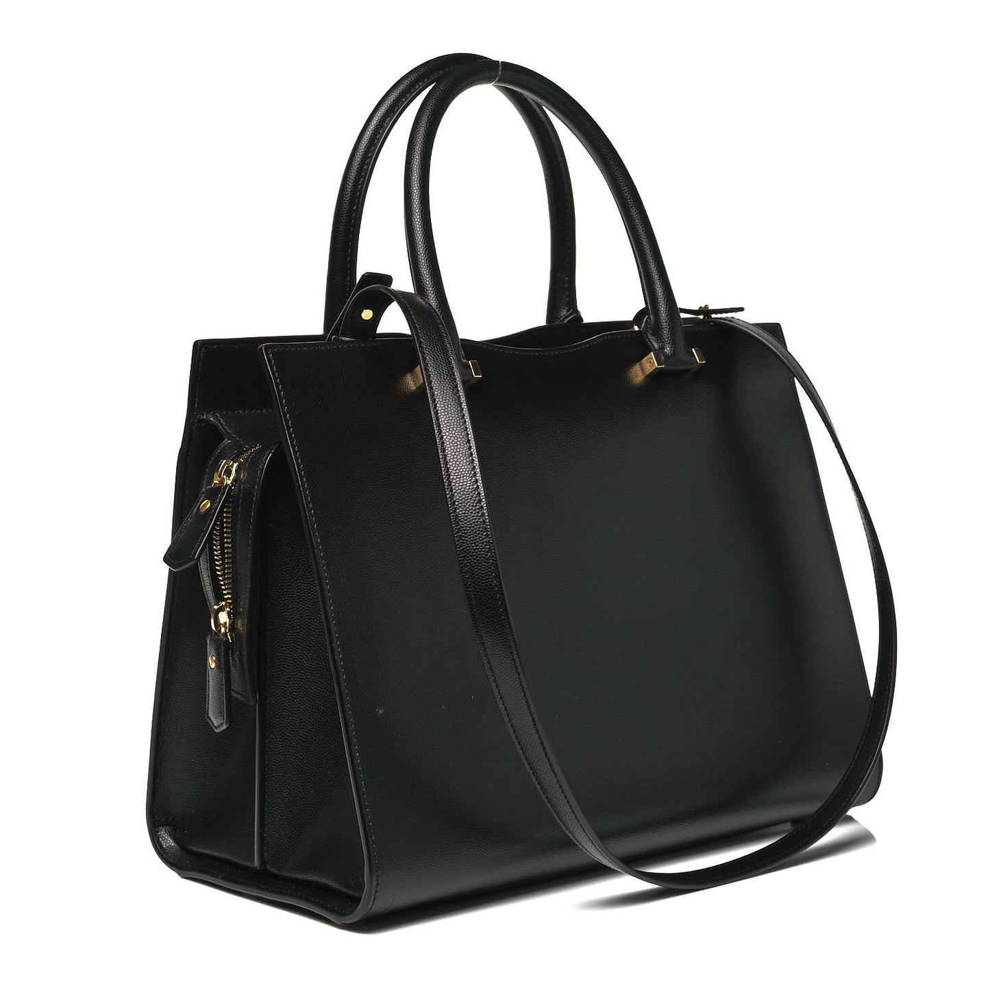 Grain De Poudre Medium Uptown Tote Black