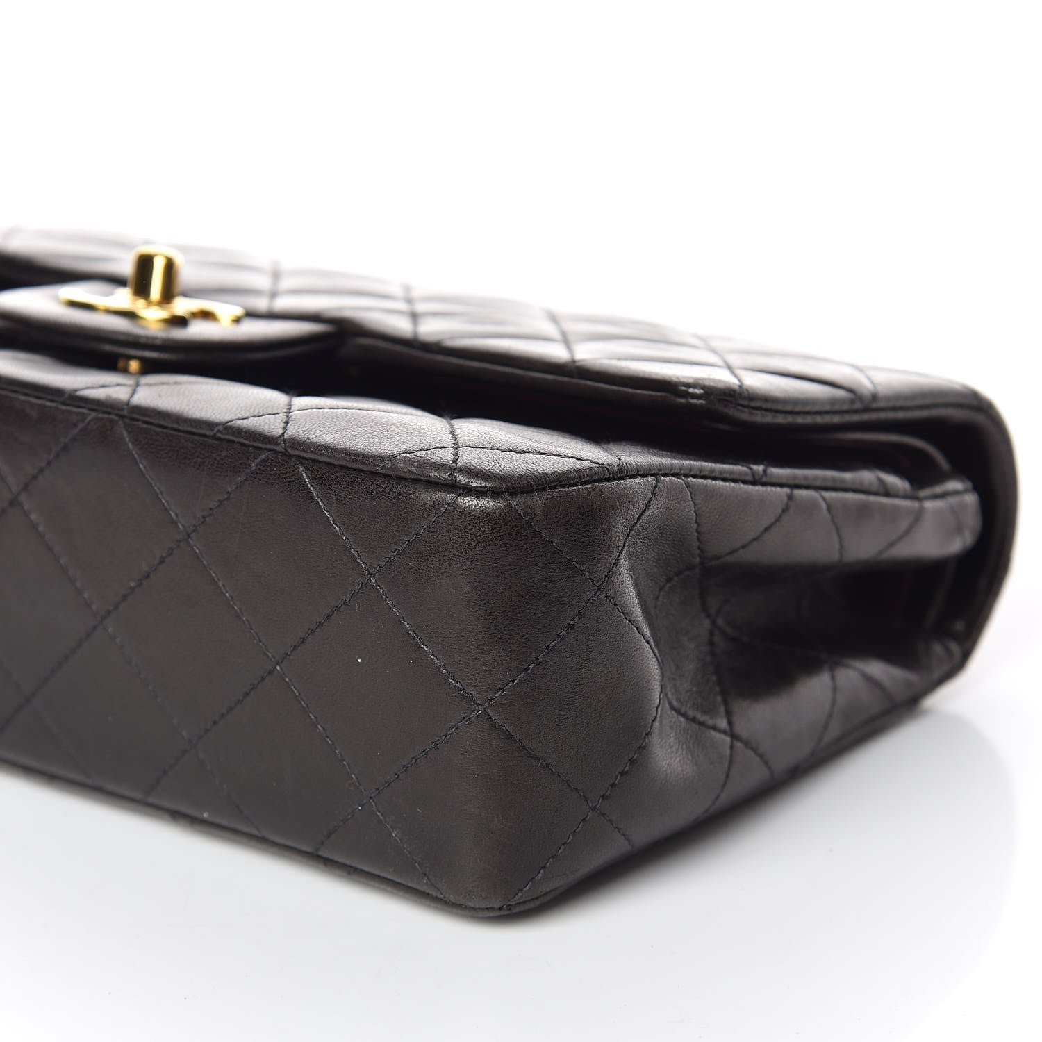 Chanel Lambskin Quilted Small Double Flap Black 7 of 18