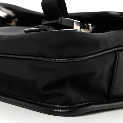 Prada Re-Nylon Saffiano Shoulder Bag Black 10 of 10