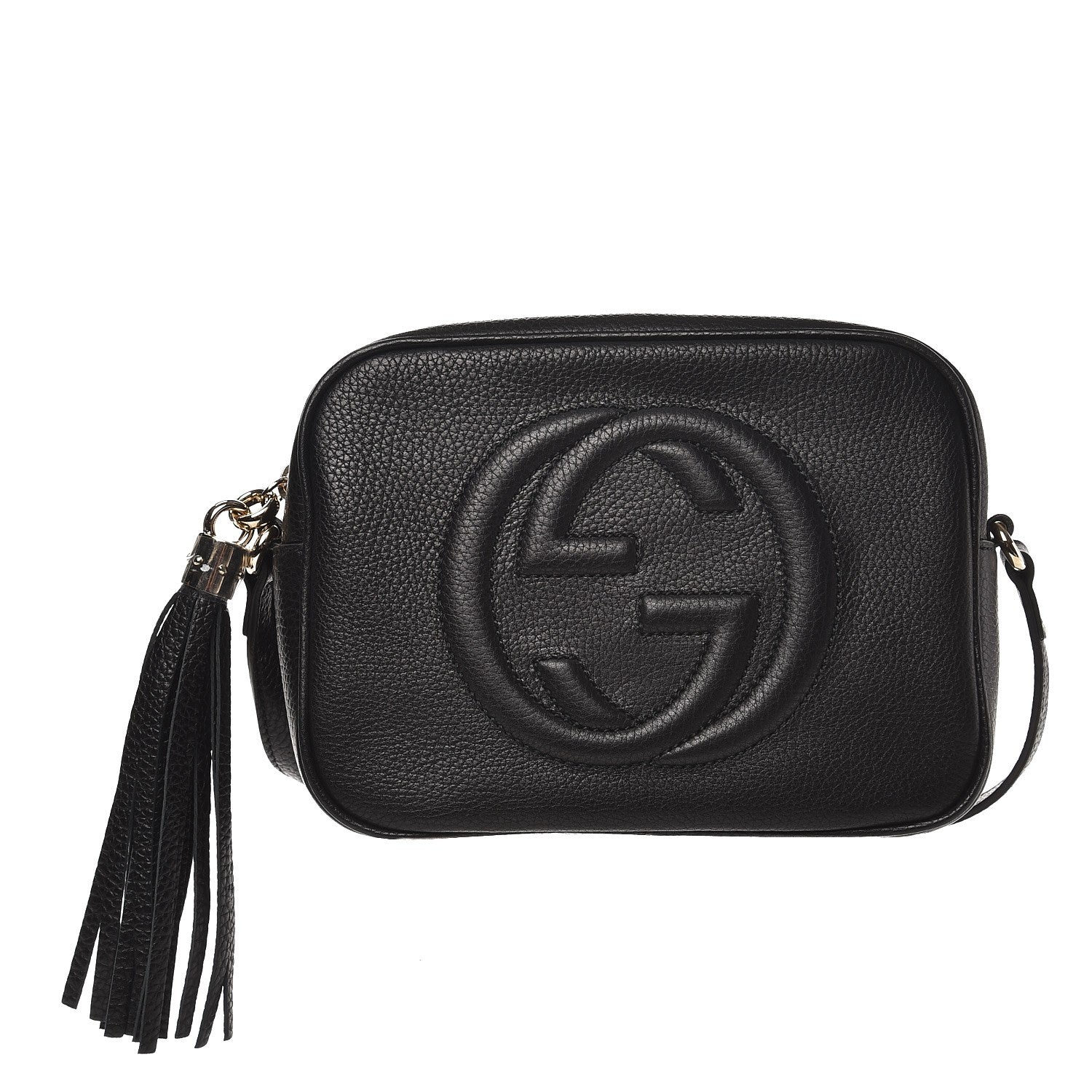 Gucci Pebbled Calfskin Small Soho Disco Bag Black 1 of 7