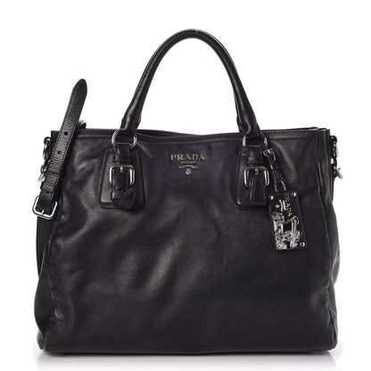 Prada Soft Calf Shoulder Bag Nero Black 1 of 13