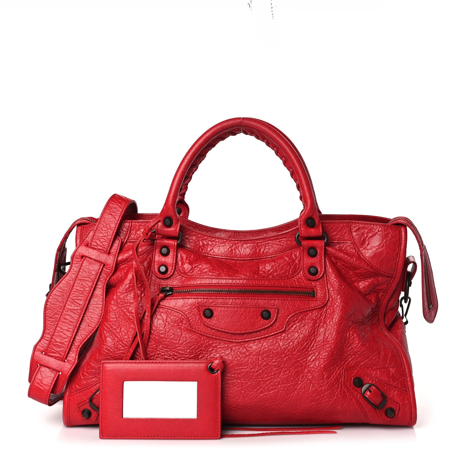 Balenciaga Agneau Classic Hardware City Rouge Cardinal 1 of 9