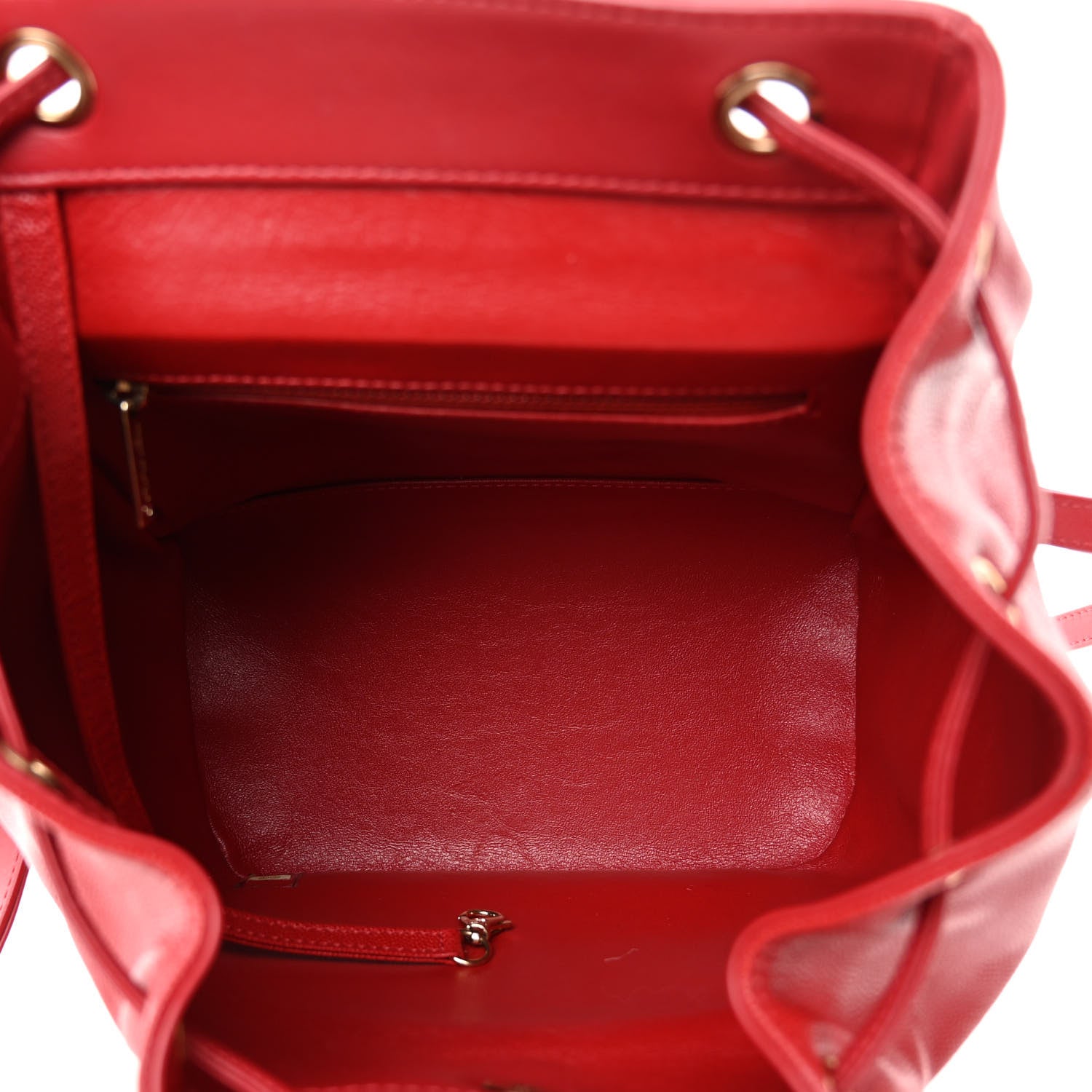 Chanel Caviar Quilted Business Affinity Backpack Dark Red 5 of 15