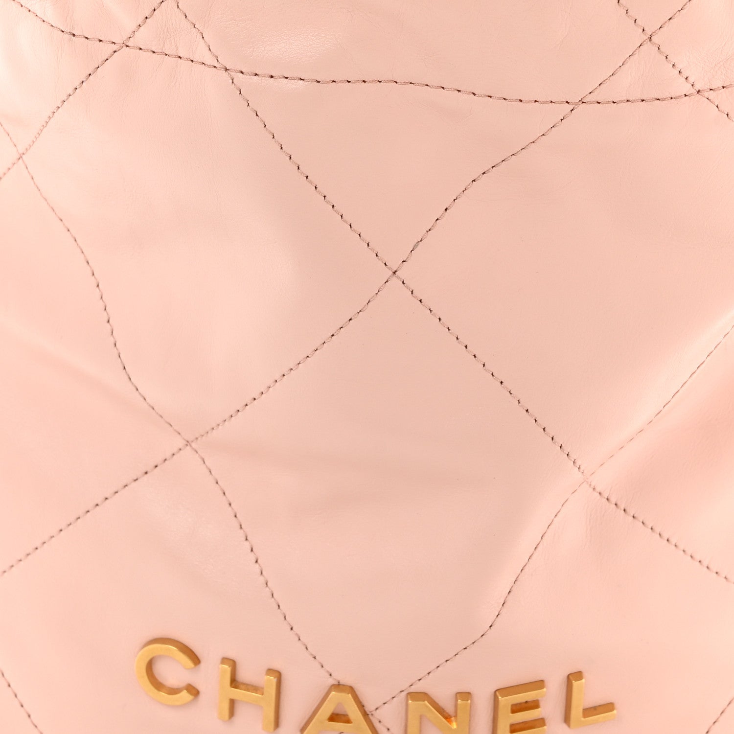 Chanel Shiny Calfskin Quilted Small Chanel 22 Light Pink 9 of 17