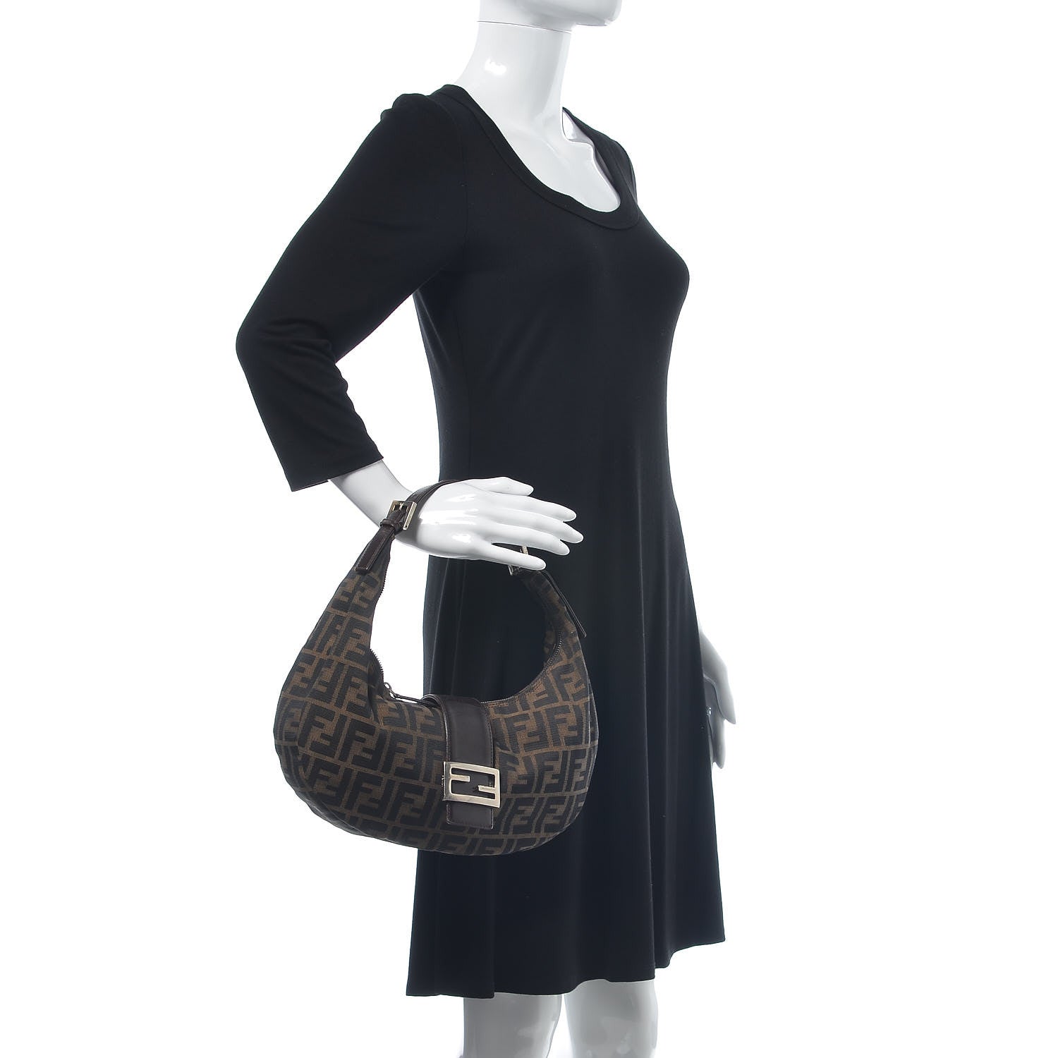 Fendi Zucca Hobo Tobacco 2 of 10