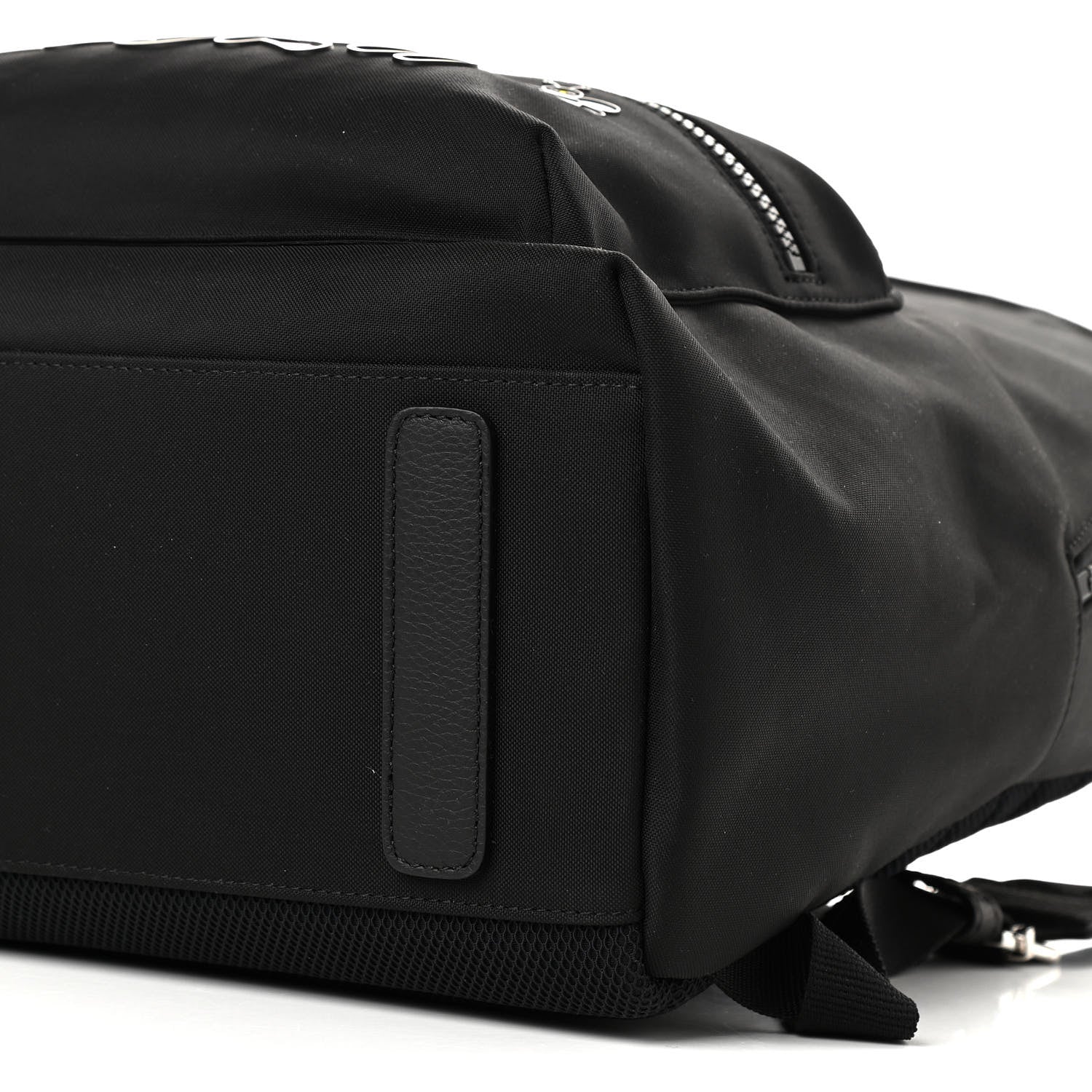 Christian Dior X KAWS Nylon Calfskin Logo Backpack Black 8 of 8