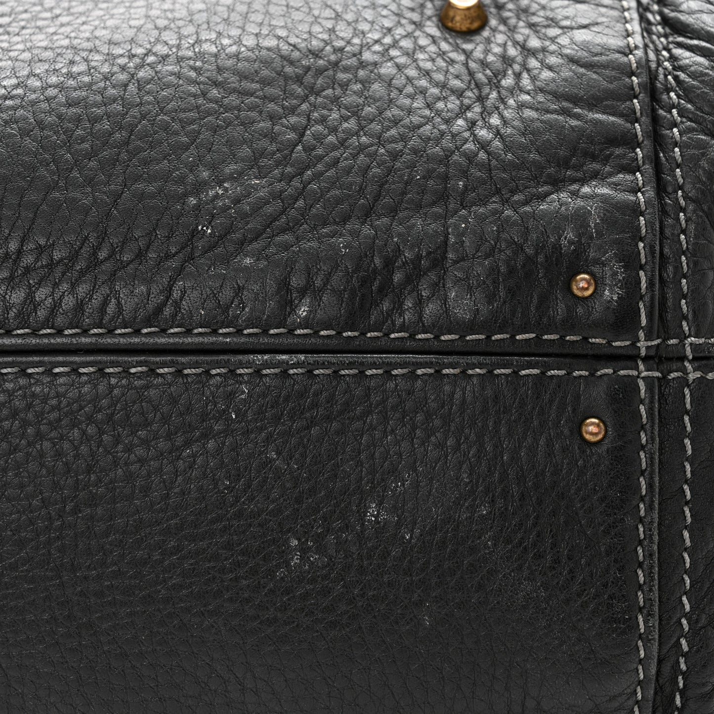 Calfskin Medium Paddington Satchel Black