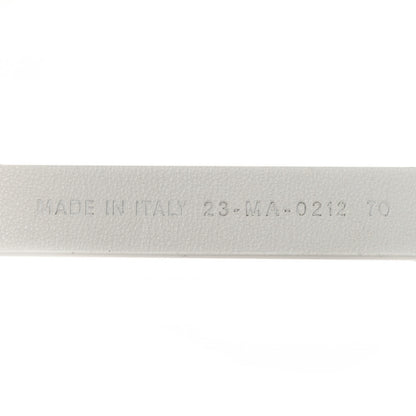 Christian Dior Calfskin Chain Belt 70 White 4 of 4